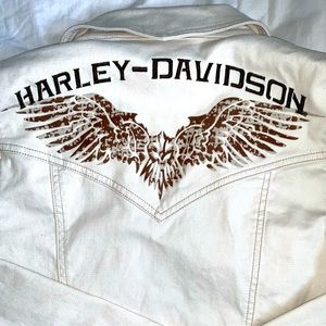 Harley Davidson Jacket- White